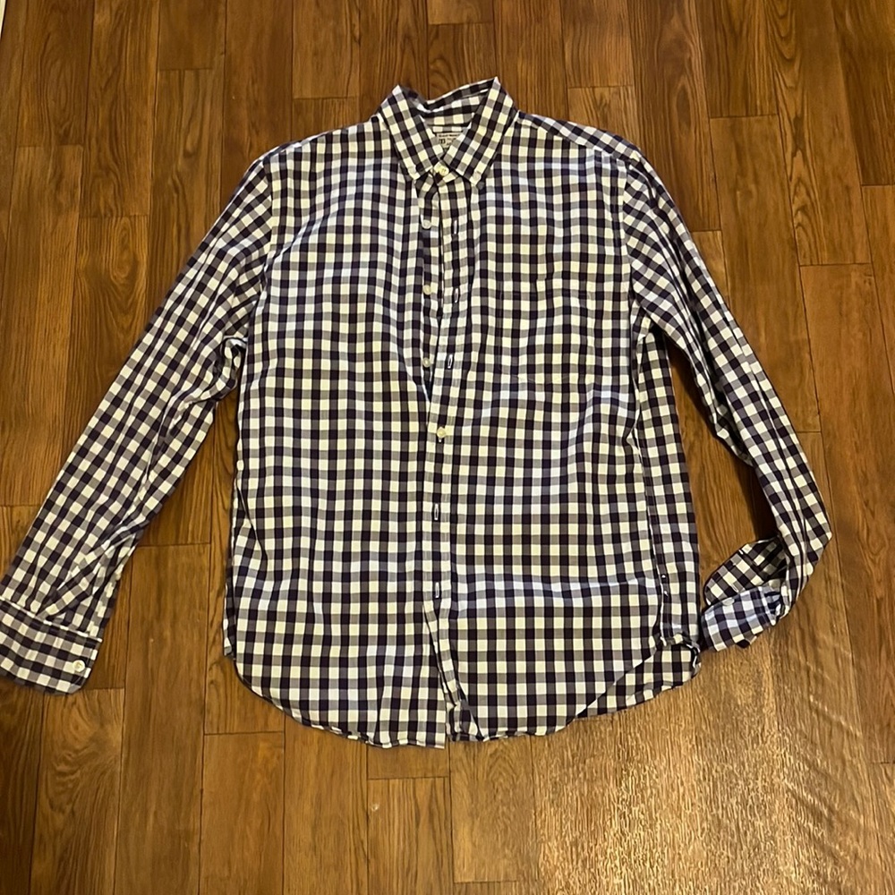 J Crew purple button down shirt